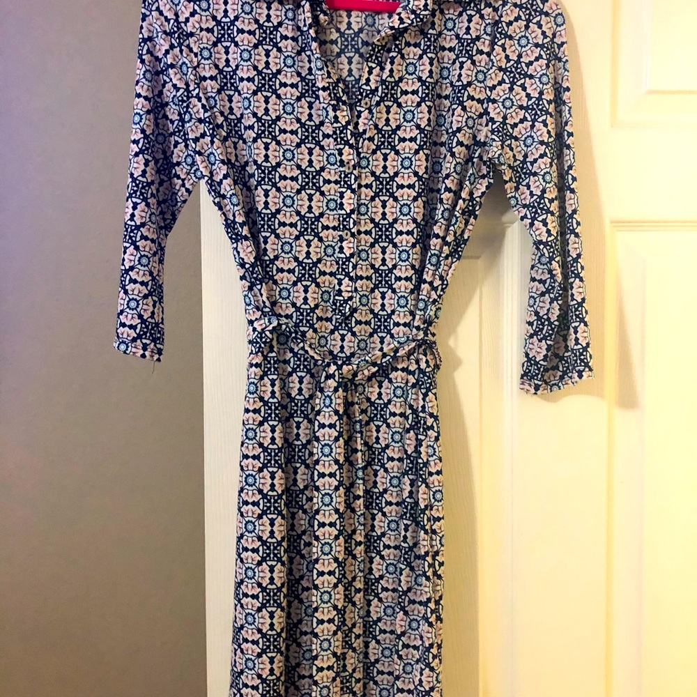 Geo print dress